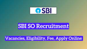 SBI Specialist Officer SO Online Form 2024